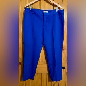 Gap slim, cropped royal blue sz 12 stretch women’s pants